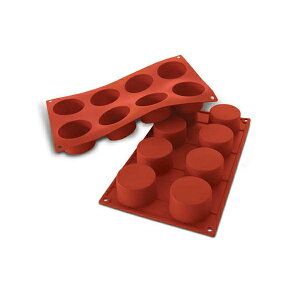 VR^ CILINDERS V_[ }tB^ BABA muffins Jbv 6cm 90ml 8 VR}[g silikomart sf028
