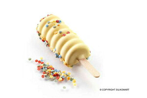 �V���R�����A�C�X�L�����f�B�^ TANGO�^���S9cm2�A×2�� �ؐ��X�e�B�b�N�teasy cream silikomart Ice cream stick Candy EC-GEL04
