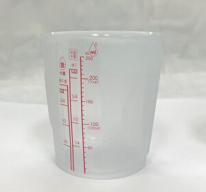 �V���R�����W���[�J�b�vS viv���B��250cc���t���v�ʃJ�b�vSilicon measure cup250cc