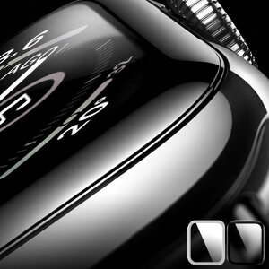 Apple Watch Series4 5 6 SE �A�b�v���E�H�b�` �t�B���� 3D �S�ʕی� ���E���h�G�b�W ���� ������ �w�䂪���ɂ��� 40mm 44mm ��ʕی� �t�B���� �����K���X 9H 3D�Ȗʏ��� ��ʕی�t�B���� ��ʕی�V