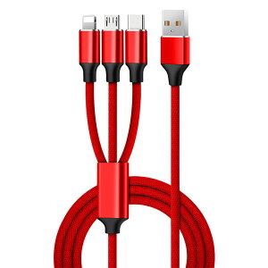 3in1 [dP[u iPhone [d P[u CgjOP[u 3in1 Lightning/USB Type-C/}CNUSBP[u ϋv ʑ} O䓯[d\ [dP[u @Ή