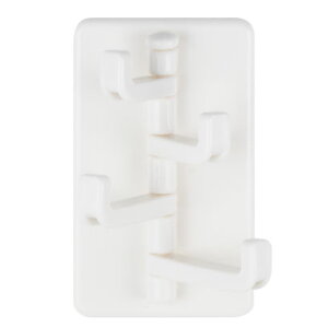 4連フック ウォール キッチンツールフック 鍵 鍵掛け 吊り下げ収納 小物フック 小物掛け 吊り下げ 吊り下げフック キッチンツール収納 冷蔵庫 粘着 粘着シート 便利 収納 省スペース