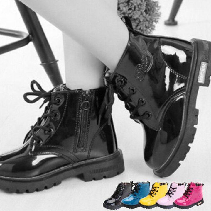 楽天市場 キッズ ベビー 靴 ブーツ ショートブーツ 子供用ブーツ キッズブーツ ジュニアブーツ レインブーツ レインシューズ 長靴 防水 編み上げ レースアップ 男の子 女の子 シューズ 春 秋 通園 通学 おまけ Grand Cinc