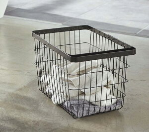 ランドリーワイヤーバスケット M タワー ホワイト ブラック TOWER 3160 3161 ランドリーボックス 小物入れ 収納 BOX ボックス ランドリー おもちゃ入れ バスケット かご カゴ 小物整理 おしゃれ