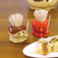 つまようじ入れ たこやん たこるん DECOLE デコレ たこ タコ タコ焼き たこ焼き パーティー 陶器 つまよ…
