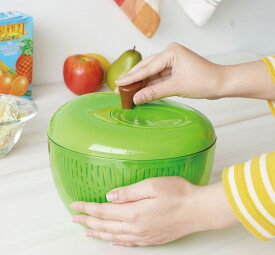 アップルサラダスピナー Sサイズ　グリーン レッド ホワイト salada spinner　りんご 水切り器【ポイント10倍】