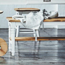 Midi ミディ ベンチ おしゃれ 背もたれなし ロング 木製 アンティーク風 スツール 椅子 イス いす【送料無料】【ポイント10倍】