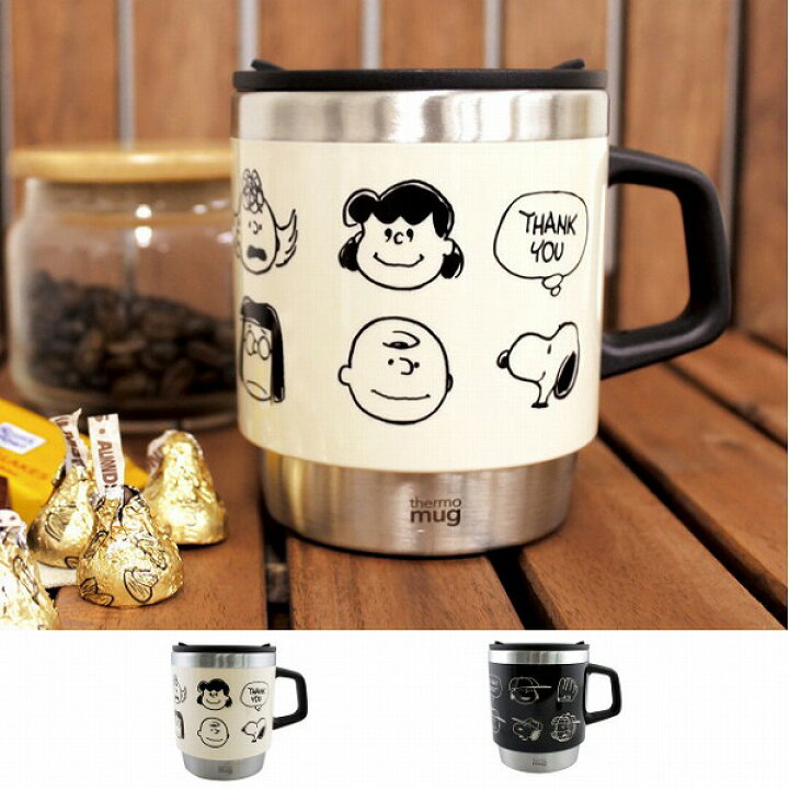 楽天市場 サーモマグ Snoopy アイボリー ブラック ピーナッツギャング ベースボール 300ml 保温 保冷 マグ マグ マグカップ スヌーピー ポイント10倍 インテリア雑貨 Grandewild