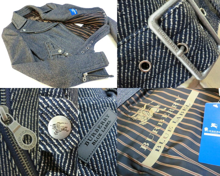 楽天市場】バーバリー ブルーレーベル BURBERRY BLUE LABEL ライダース 