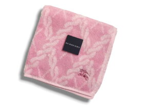 バーバリー　BURBERRY　ハンカチ　タオルハンカチ　綿100％　日本製　ホースマーク刺繍　レディース　ピンク