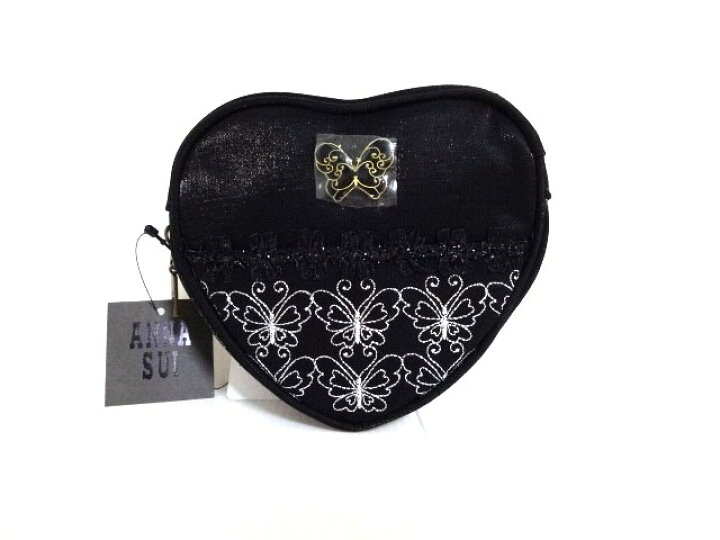 楽天市場】アナスイ ANNA SUI ポーチ ハート型 蝶 化粧ポーチ コスメ 