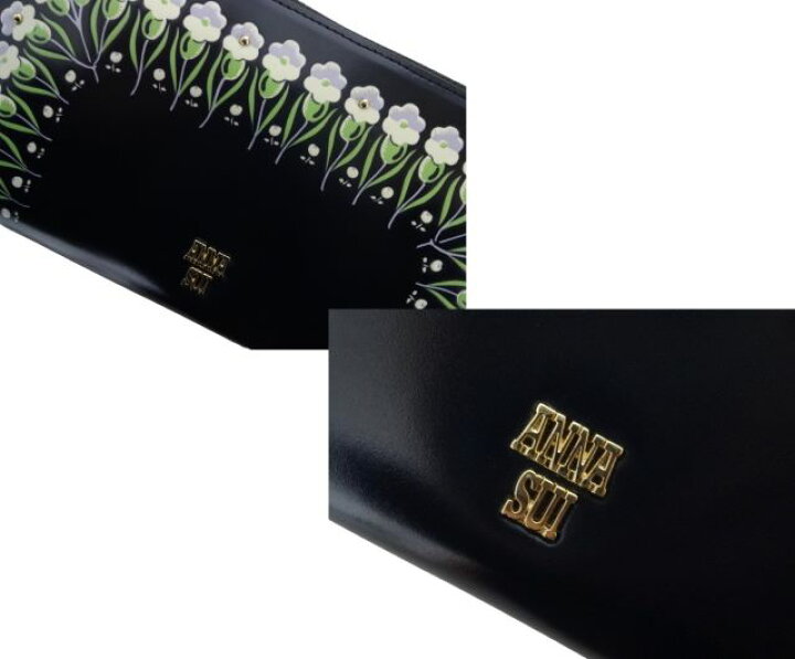楽天市場】アナスイ ANNA SUI フローラ ラウンドファスナー 長財布 