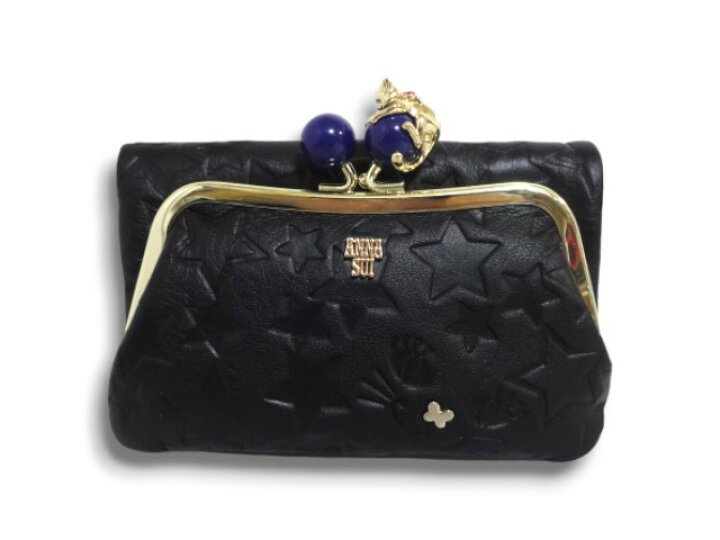 楽天市場】アナスイ ANNA SUI プレイングキャット 外ガマ 2つ折り 