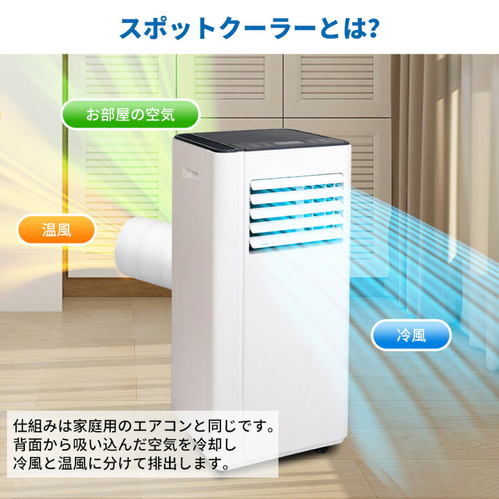 楽天市場】送料無料 スポットエアコン 家庭用 スポットクーラー 冷風機 