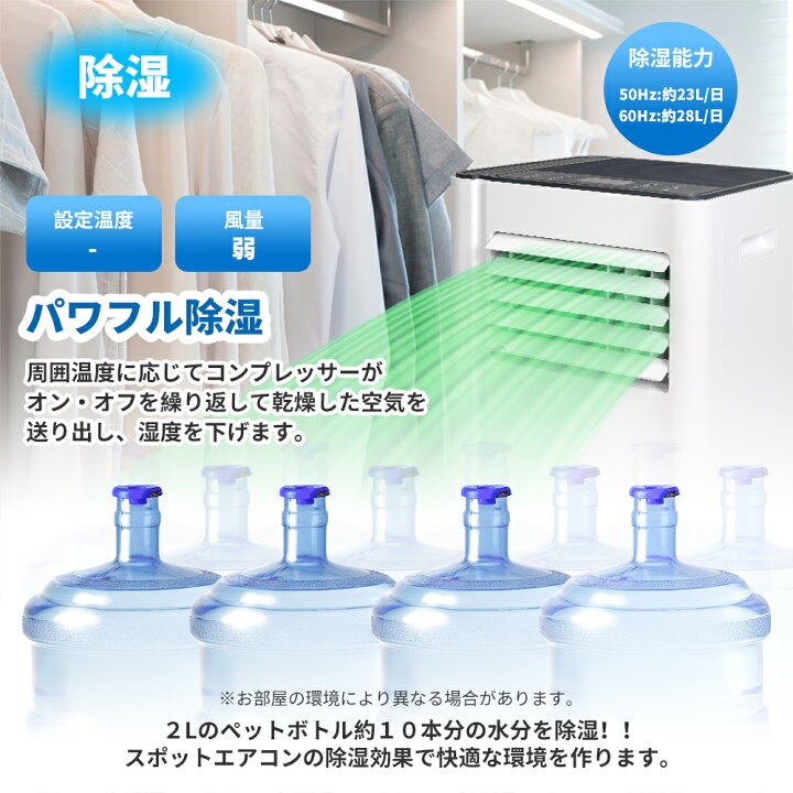 スポットエアコン2台