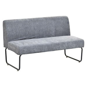 NOVEMBER 2Pソファー NVS-2P ヴィンテージ カジュアル 角型 スチール W 1125 × D 590 × H 705(SH420)(mm) ダイニングソファー ラブソファ 二人掛けソファー 2人掛けソファ カバー掛替 替えカバー ブ