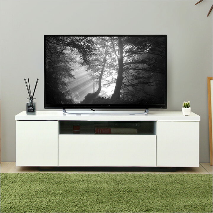 楽天市場】シンプルで美しいスタイリッシュなテレビ台 木製 幅120cm 