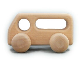 ケラー社　バス（大）白木　keller 木のおもちゃ 車 木製 玩具 出産祝い