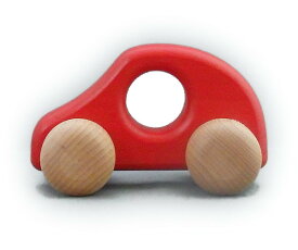 ケラー社　ミニPKW赤　keller 木のおもちゃ 車 木製 玩具 出産祝い