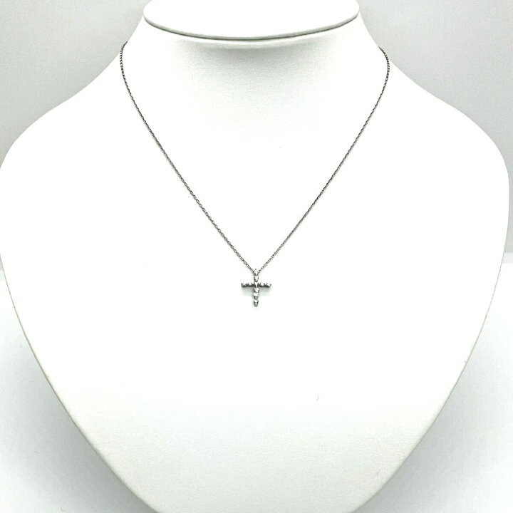 楽天市場】STAR JEWELRY / スタージュエリー クロス ダイヤネックレス 