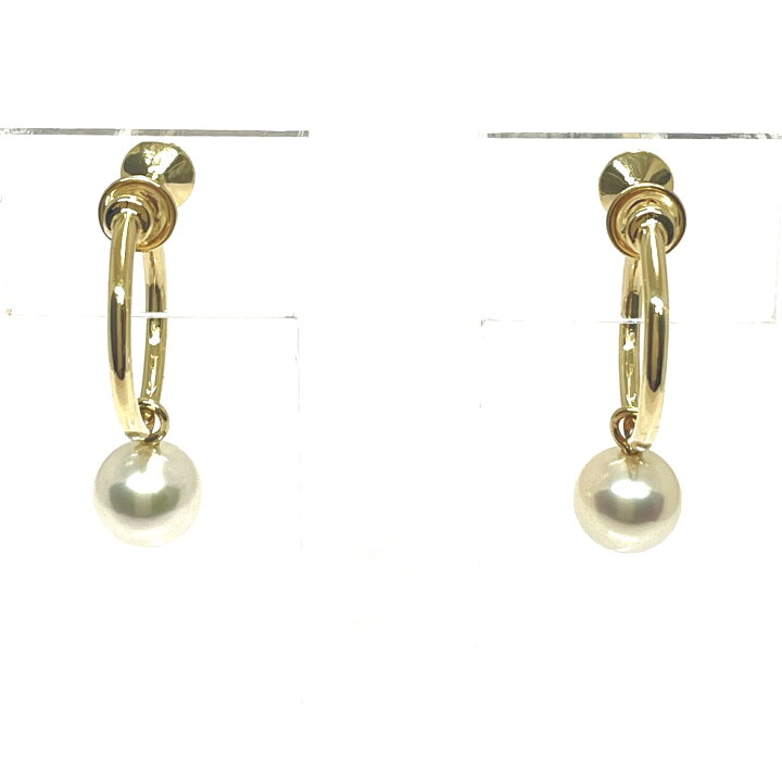 楽天市場】MIKIMOTO / ミキモト パールイヤリング K18YG 7.0mm 【中古  