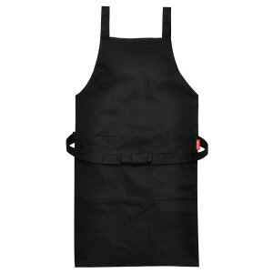 エプロン 4カラー 大人 おしゃれ シンプル 無地 料理 家事 キッチン 用品 綿 生地 ポケット カフェ 飲食店 業務用 ガーデン