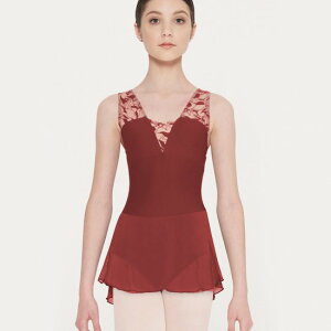 WEAR MOI ウェアモア『SORAIA』 ノースリーブレオタード スカート付き(ジュニア/子供サイズ)