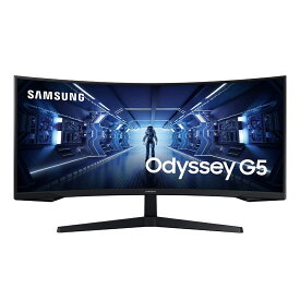 【税込送料無料】 SAMSUNG サムスン Odyssey G5 C34G55T 34インチ Ultra-Wide Gaming Monitor with 1000R Curved 並行輸入品