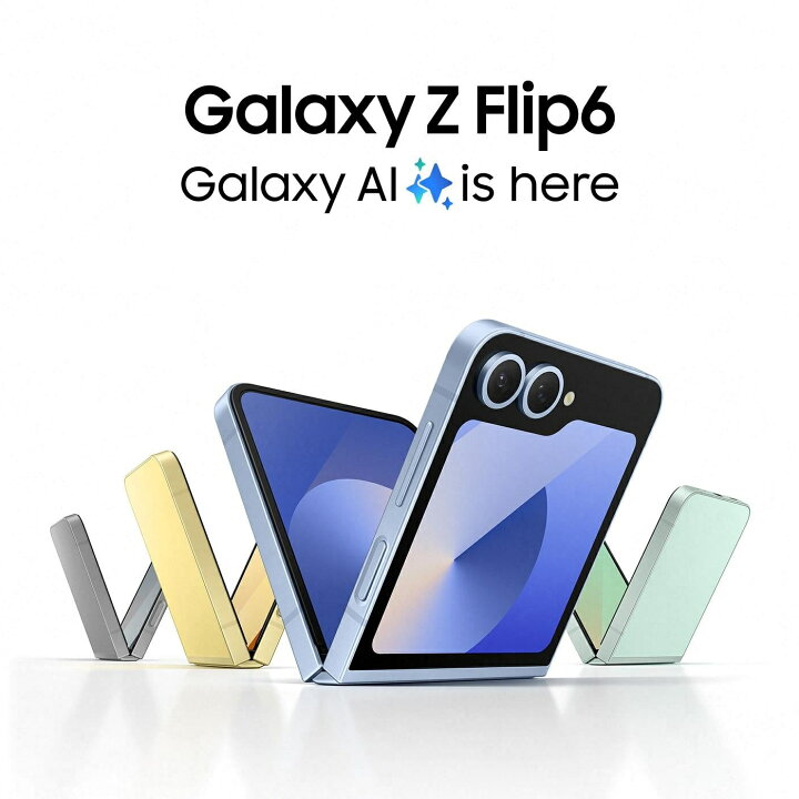 楽天市場】【税込送料無料】 SAMSUNG Galaxy Z Flip6 5G Dual-SIM(Nano  