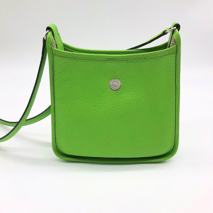 楽天市場】HERMES エルメス ヴェスパTPM アップルグリーン 斜め掛け 