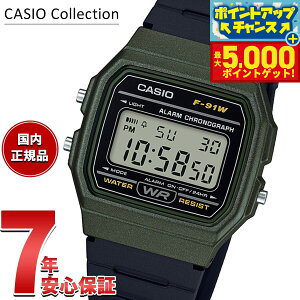 �y���I��100���|�C���g�o�b�N������Ƀ|�C���g�ő�+5�{�z�J�V�I �R���N�V���� CASIO Collection POP �f�W�^�� �r���v F-91WM-3AJH �|�b�v