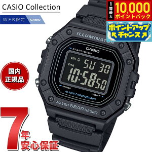 �y���I�ōő�10000pt�o�b�N�I25������I�z�J�V�I �R���N�V���� CASIO Collection �I�����C�����胂�f�� �f�W�^�� �r���v W-218H-1BJF�y2025 �V��z