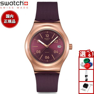 swatch �X�E�H�b�` �r���v ���f�B�[�X �A�C���j�[ IRONY BURGUNDY STORY �������� YIG401�y2025 �V��z