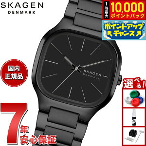 �y���I�ōő�10000pt�o�b�N�I5/10����I�z�X�J�[�Q�� SKAGEN �r���v �����Y MELLEM �O�j �u���b�N �X�e�����X�X�`�[���E�H�b�` SKW6935�y2025 �V��z