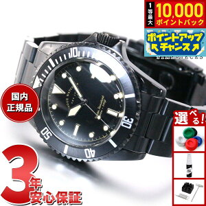 �y���I�ōő�10000pt�o�b�N�I5/18����I�z���@�[�O�E�H�b�` VAGUE WATCH Co. �r���v BLK SUB�i�u���b�N�T�u�j �~���^���[ BS-L-001-SB