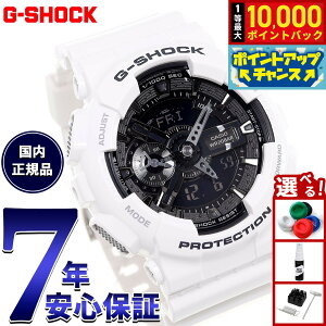�y8/10����I���I�ōő�10000�|�C���g�o�b�N�zG-SHOCK �W�[�V���b�N �z���C�g���u���b�N �� �r���v �����Y �A�i�f�W GA-110GW-7AJF