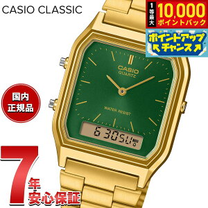 �y10/15����I���I�ōő�1���|�C���g�o�b�N�z�J�V�I �N���V�b�N CASIO CLASSIC �A�i�f�W ���胂�f�� �r���v AQ-230GA-3AMQYJF�y2026 �V��z