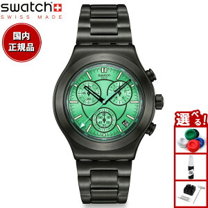 swatch スウォッチ 腕時計 メンズ アイロニー IRONY OBSESSIVELY OBSIDIAN クロノグラフ YVM407G