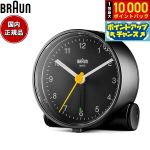 yIōő10000ptobNI11/1IzBRAUN uE A[NbN BC01B AiO ڊo܂v uv Alarm Clock 69mm ubN