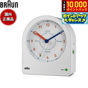 yIōő10000ptobNI11/1IzBRAUN uE A[NbN BC22TW AiO ڊo܂v uv Alarm Clock 82mm ^CeB[`[ Time Teacher zCgy2025 Vz