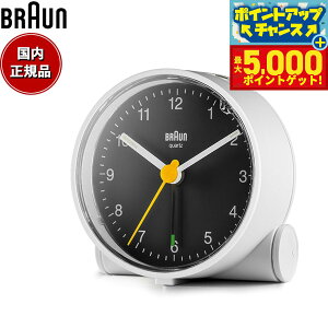 yX|Cgő46{I1118IzBRAUN uE A[NbN BC01WB AiO ڊo܂v uv Classic Alarm Clock 69mm zCg ubN