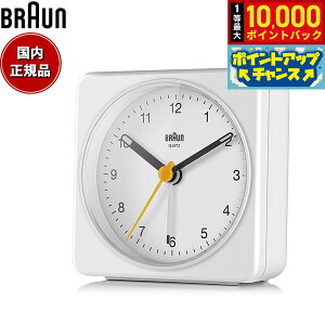 yIōő10000ptobNI11/18IzBRAUN uE A[NbN BC03W AiO ڊo܂v uv Alarm Table Clock 78mm zCg