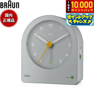 yIōő10000ptobNI11/18IzBRAUN uE A[NbN BC22G AiO ڊo܂v uv Alarm Clock 78mm O[