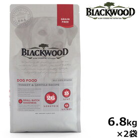 ブラックウッド BLACKWOOD ドッグフード グレインフリー ターキー 6.8kg×2個 成犬・高齢犬用 穀物不使用 無添加