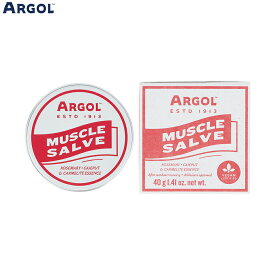 【店内ポイント最大42倍！1月18日！】ARGOL マッスルサルヴ 40g