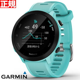 GPSランニングウォッチ ガーミン GARMIN ForeAthlete 55 Black （010-02562-40） スマートウォッチ マラソン 水泳 トレッドミルラン ピラティス ヨガ 心拍計 加速度計 睡眠計 健康管理 010-02562-40 010-02562-41 010-02562-42 010-02562-43