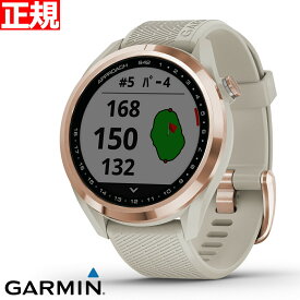 【24回分割手数料無料！】ガーミン GARMIN スマートウォッチ Approach S42 Light Sand/Rose Gold アプローチ S42 ライトサンド/ローズゴールド ゴルフ GPS ウェアラブル 腕時計 010-02572-22