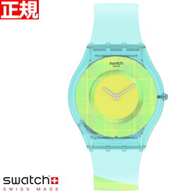 swatch X SUPRIYA LELE スウォッチ 腕時計 SS08Z104 レディース オリジナルズ スプリヤ・レレ アーシッド・マドラス イエロー マットライトブルー ACID MADRAS 03