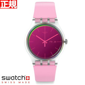 swatch スウォッチ 腕時計 メンズ レディース オリジナルズ ニュージェント ポーラローズ Originals New Gent POLAROSE SUOK710