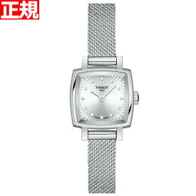 【店内ポイント最大59倍！マラソン限定！】ティソ TISSOT 腕時計 レディース ラブリー スクエア LOVELY SQUARE T058.109.11.036.00